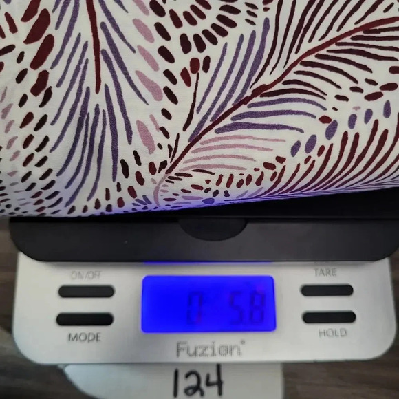 Foxcroft Women's Button-Up Top 8P Shaped White and Purple Wrinkle Free Collared - Picture 8 of 8